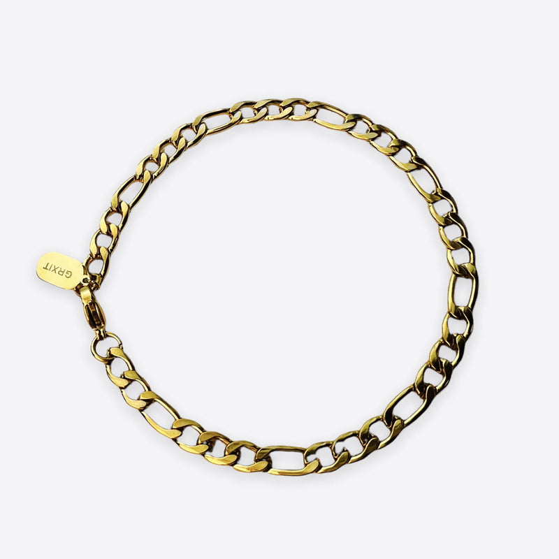 Figaro bracelet (Gold)